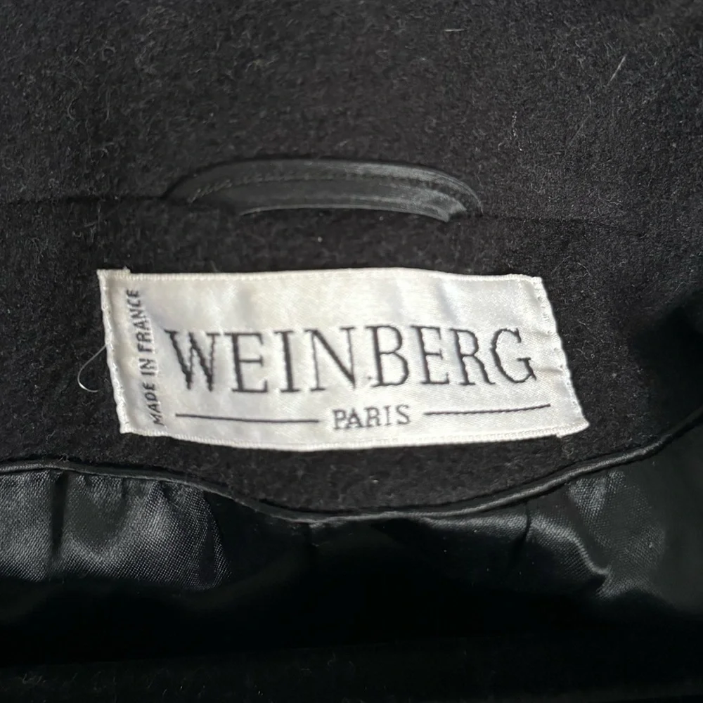 Vintage Weinberg wool and cashmere trench coat - Picture 7 of 7